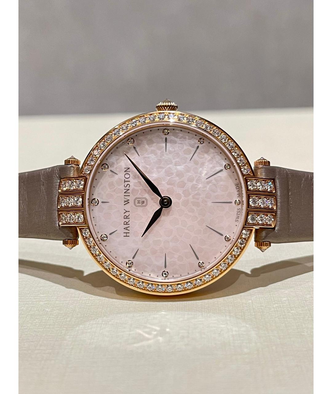 Harry Winston Белые часы из розового золота, фото 5