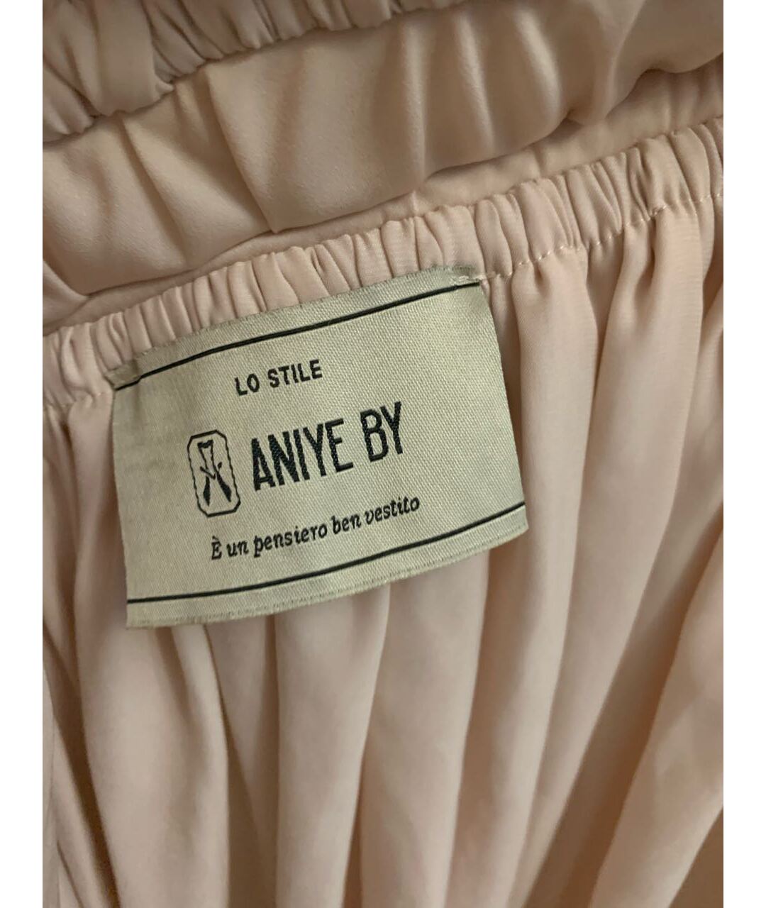 ANIYE BY Розовая полиэстеровая юбка миди, фото 3