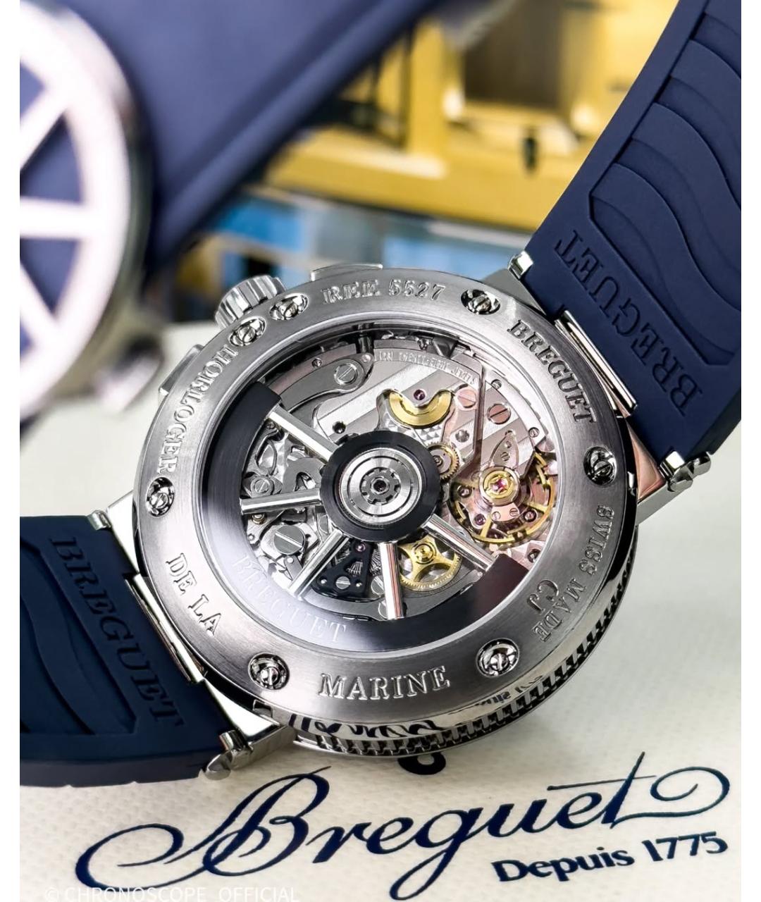 Breguet Синие часы, фото 8