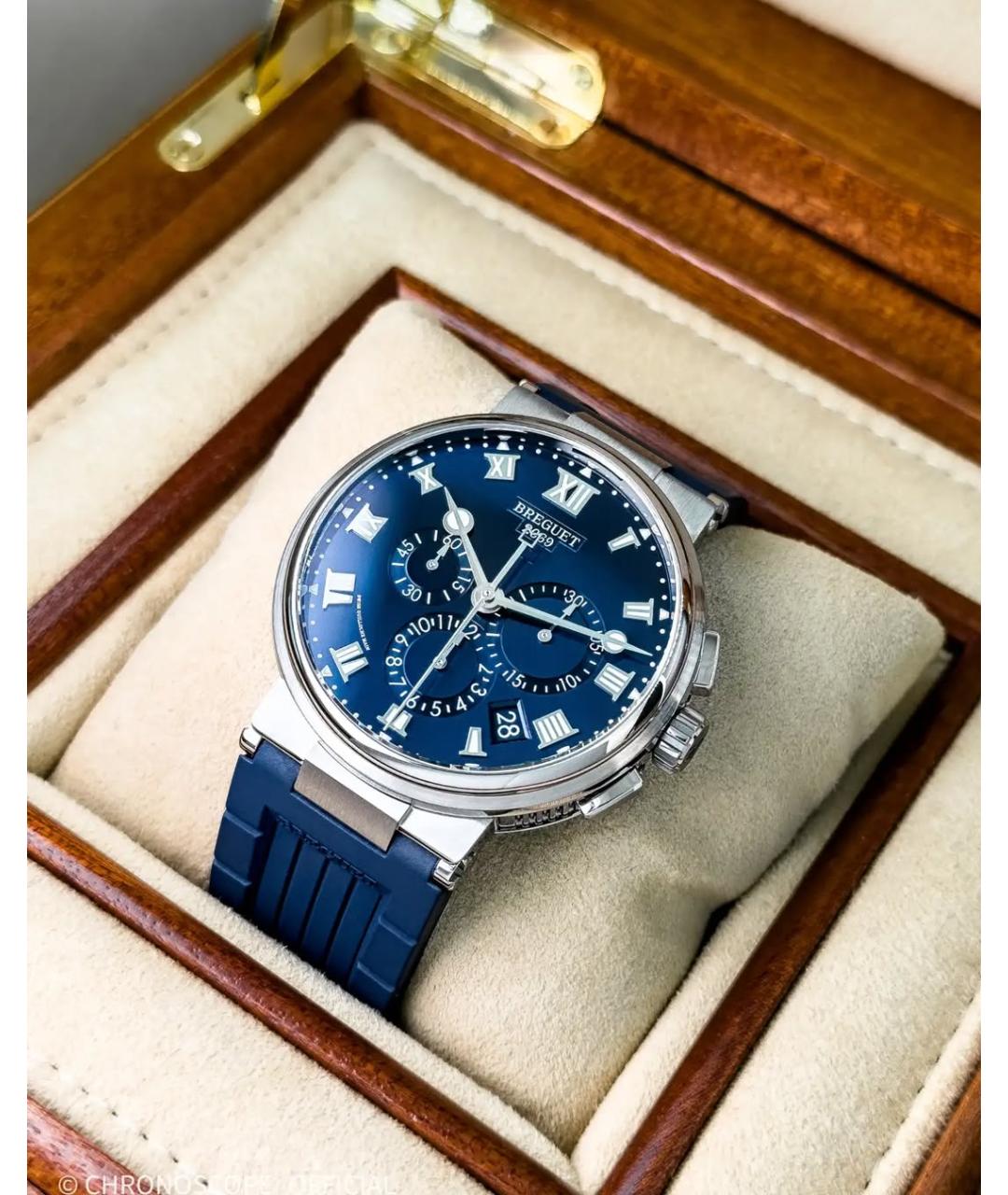 Breguet Синие часы, фото 5