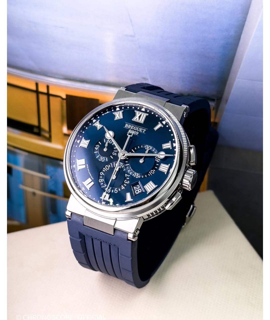 Breguet Синие часы, фото 2