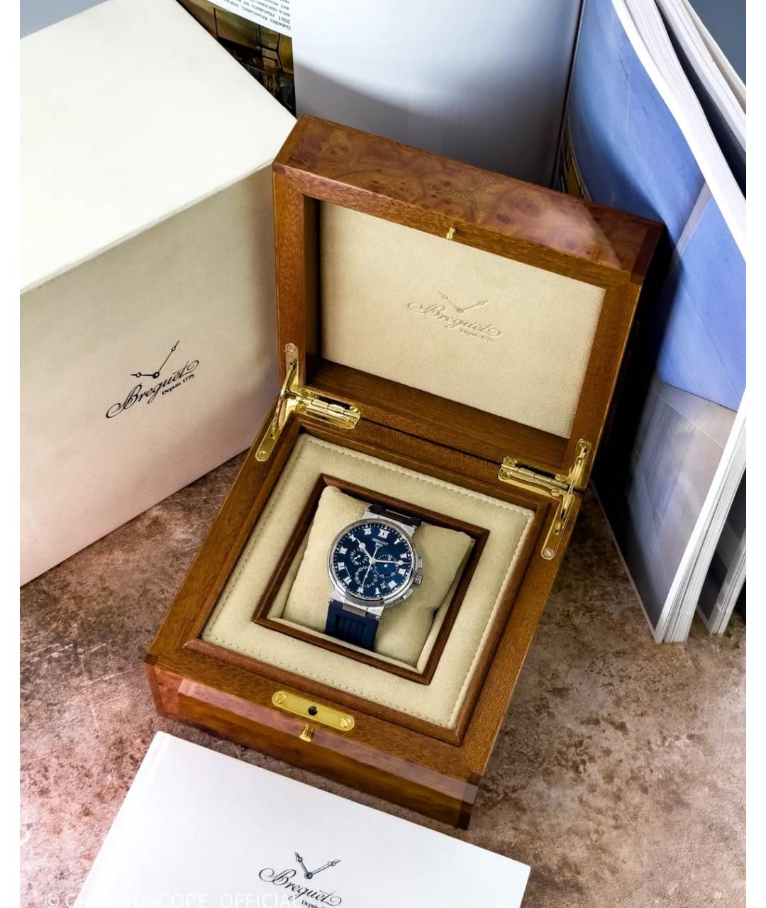 Breguet Синие часы, фото 6