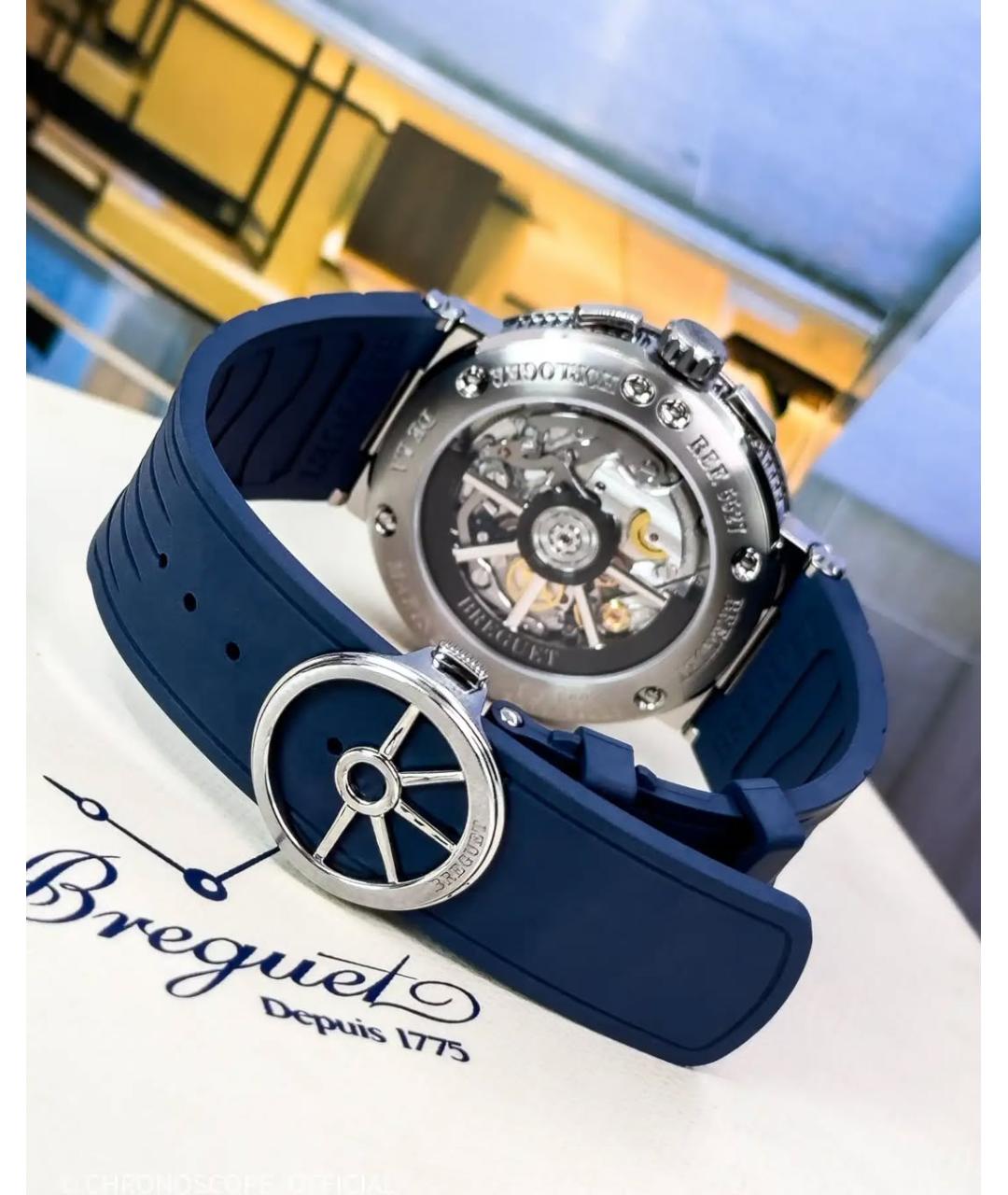 Breguet Синие часы, фото 7