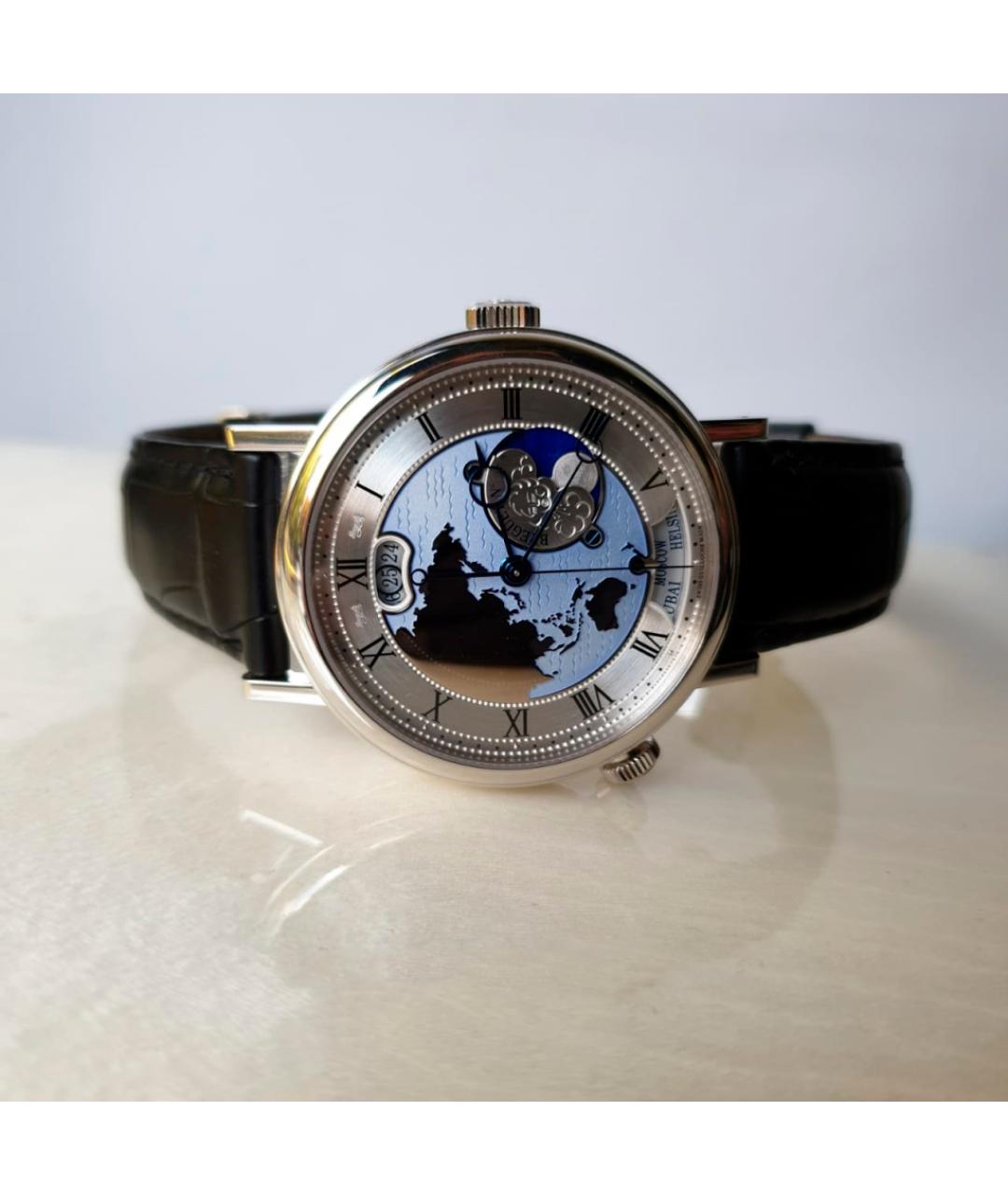 Breguet Серые платиновые часы, фото 3