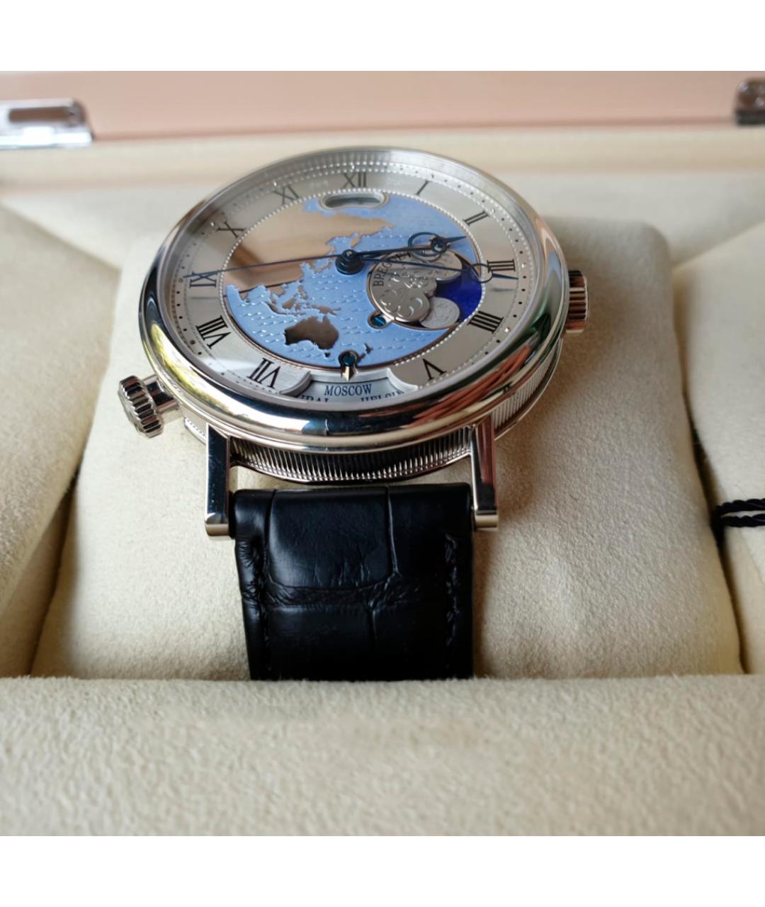 Breguet Серые платиновые часы, фото 4
