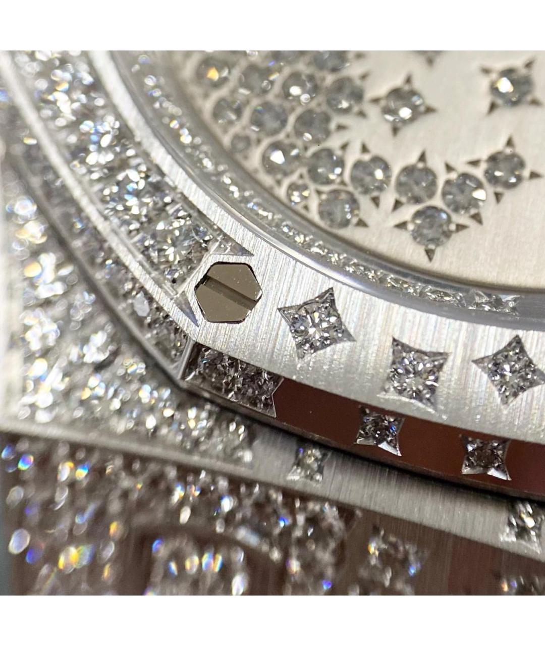 Audemars Piguet Серые часы из белого золота, фото 4