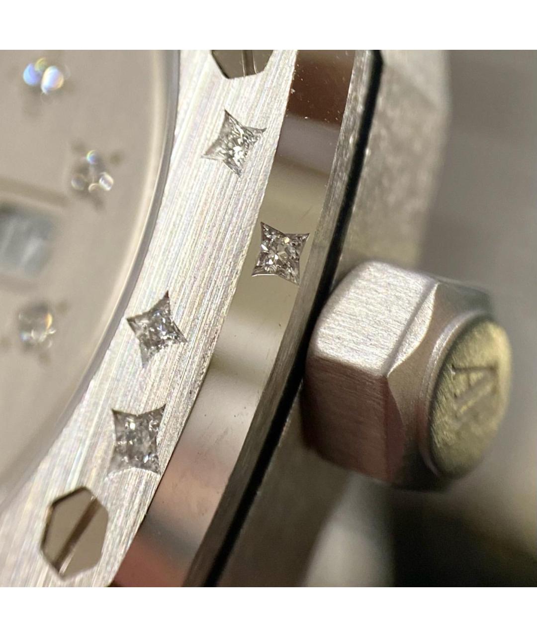 Audemars Piguet Серые часы из белого золота, фото 5