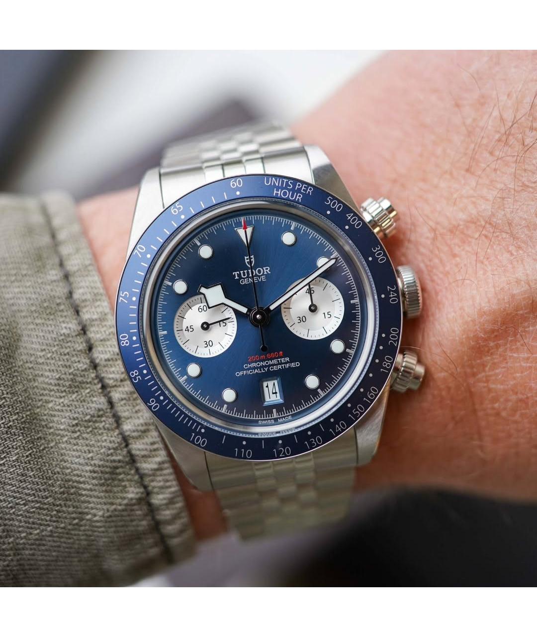 TUDOR Синие часы, фото 5