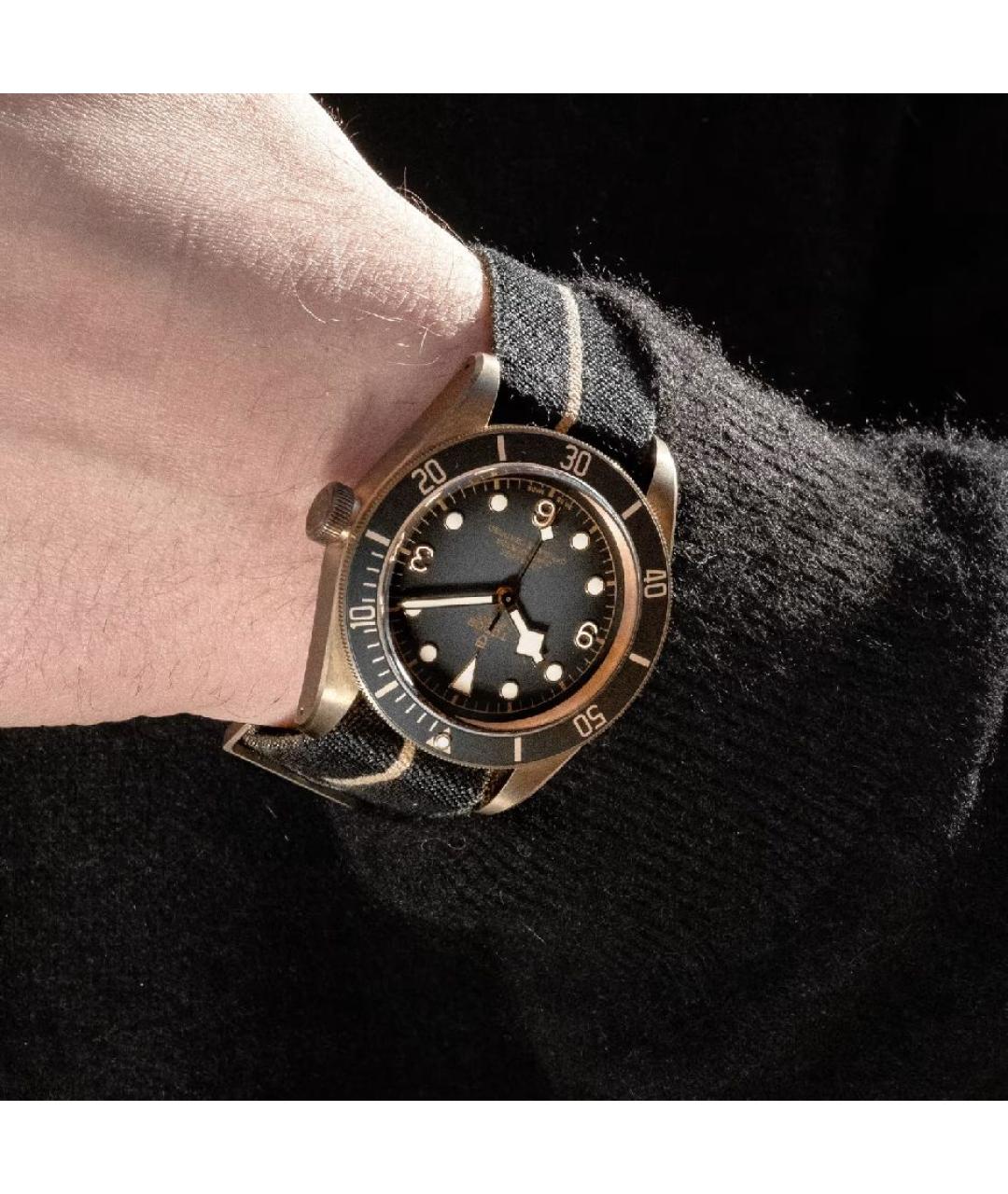 TUDOR Черные часы, фото 3