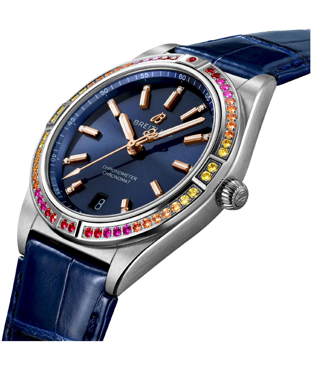 BREITLING Синие часы, фото 2