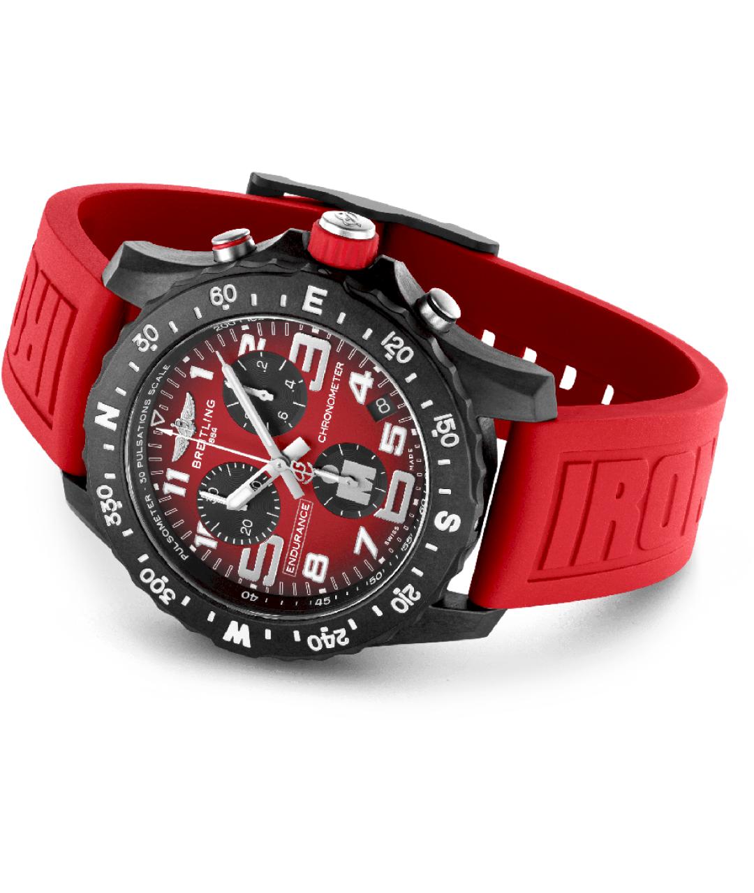 BREITLING Красные карбоновые часы, фото 3