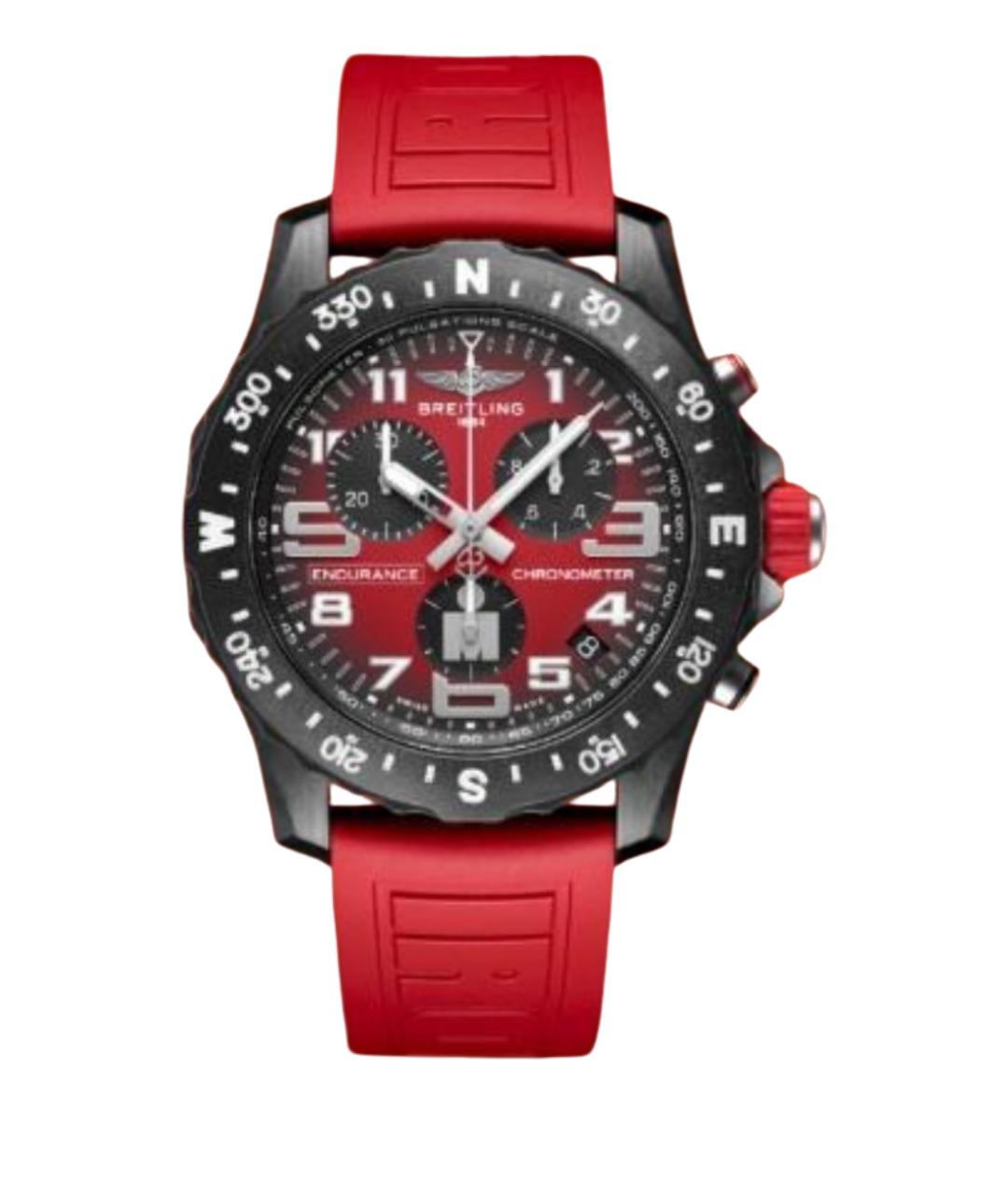 BREITLING Красные карбоновые часы, фото 1
