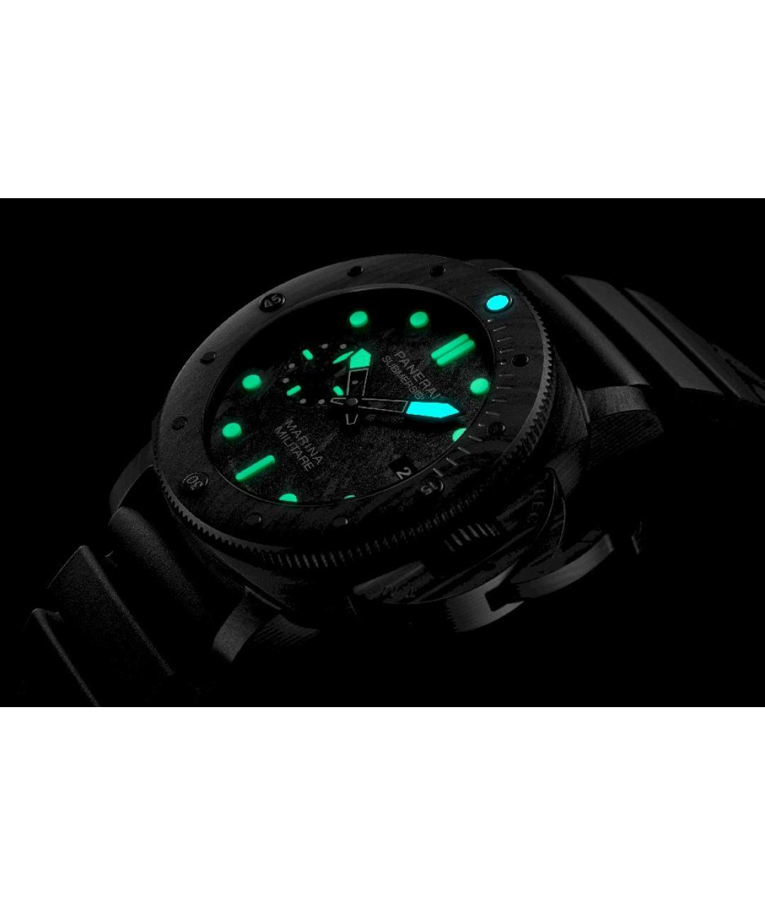 PANERAI Черные карбоновые часы, фото 5