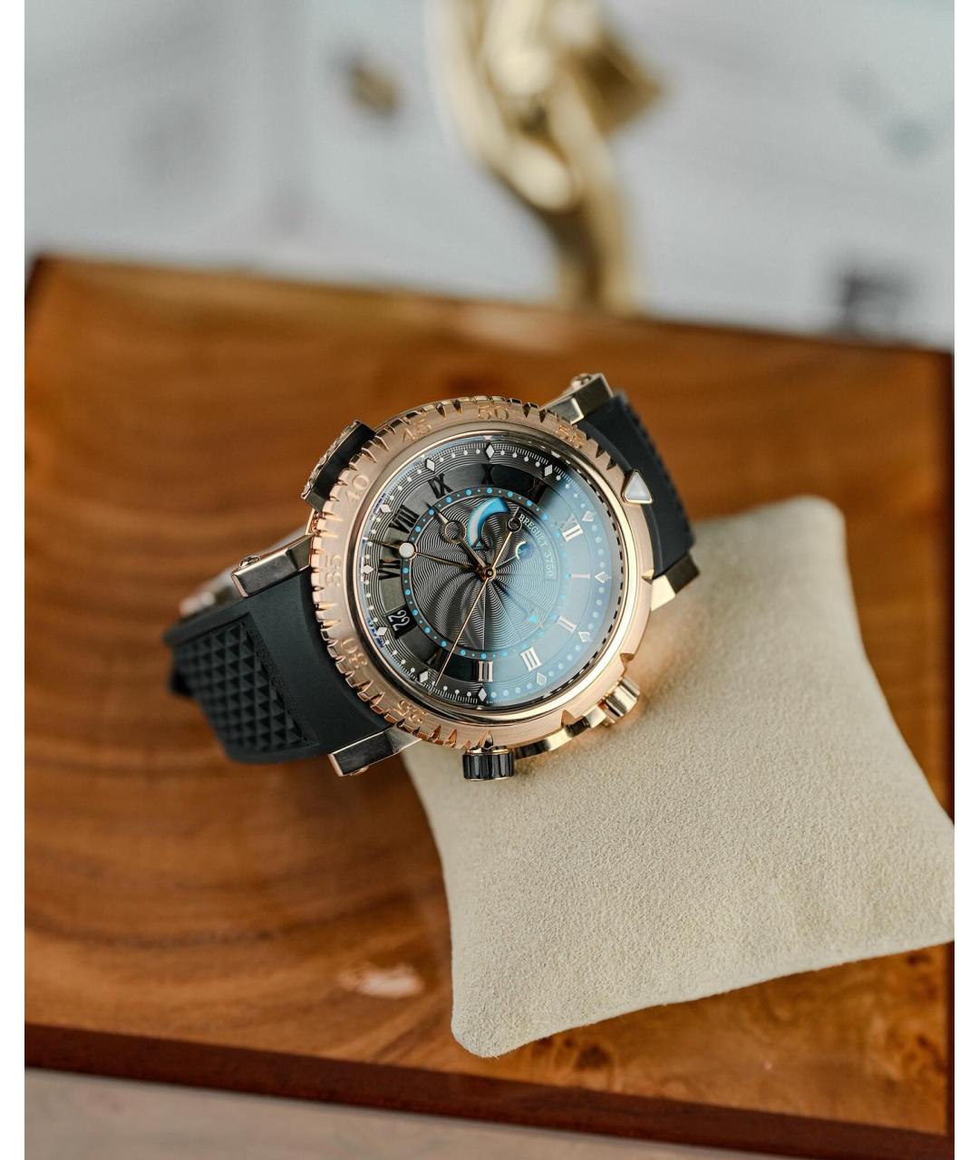 Breguet Черные часы из розового золота, фото 4