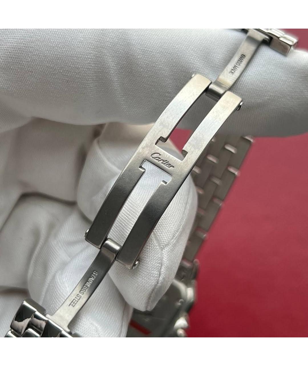 CARTIER Белые часы, фото 5