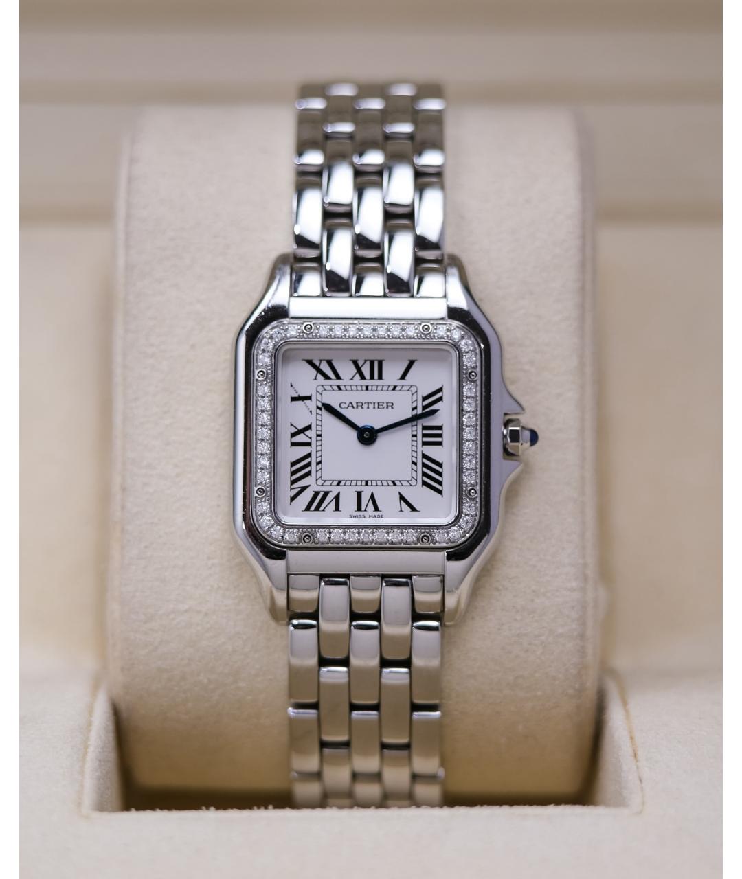 CARTIER Белые часы, фото 5