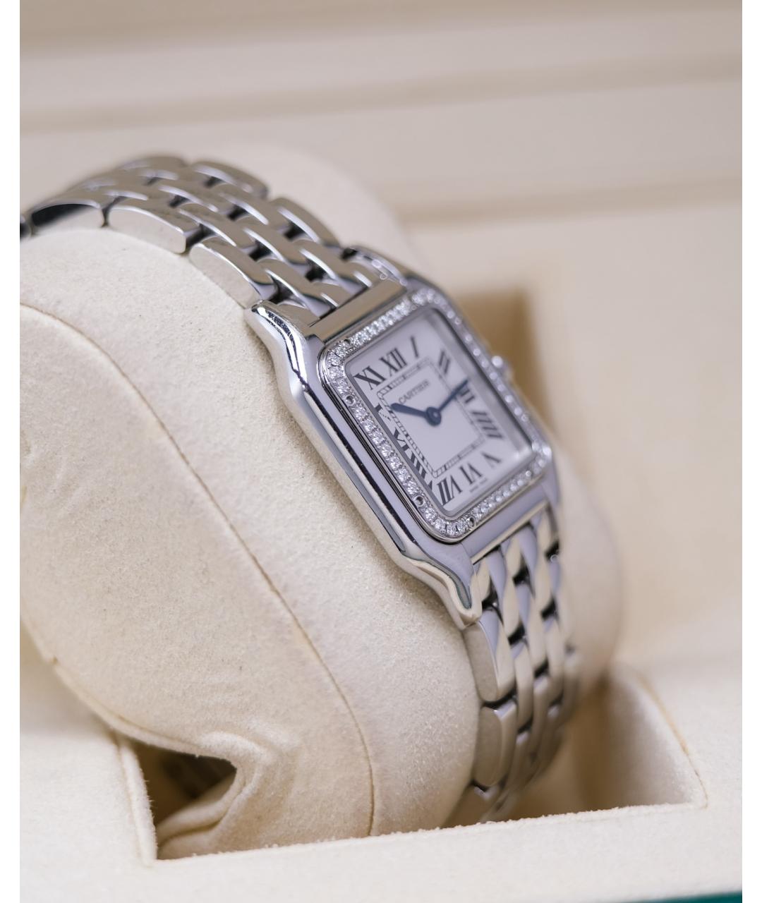 CARTIER Белые часы, фото 7