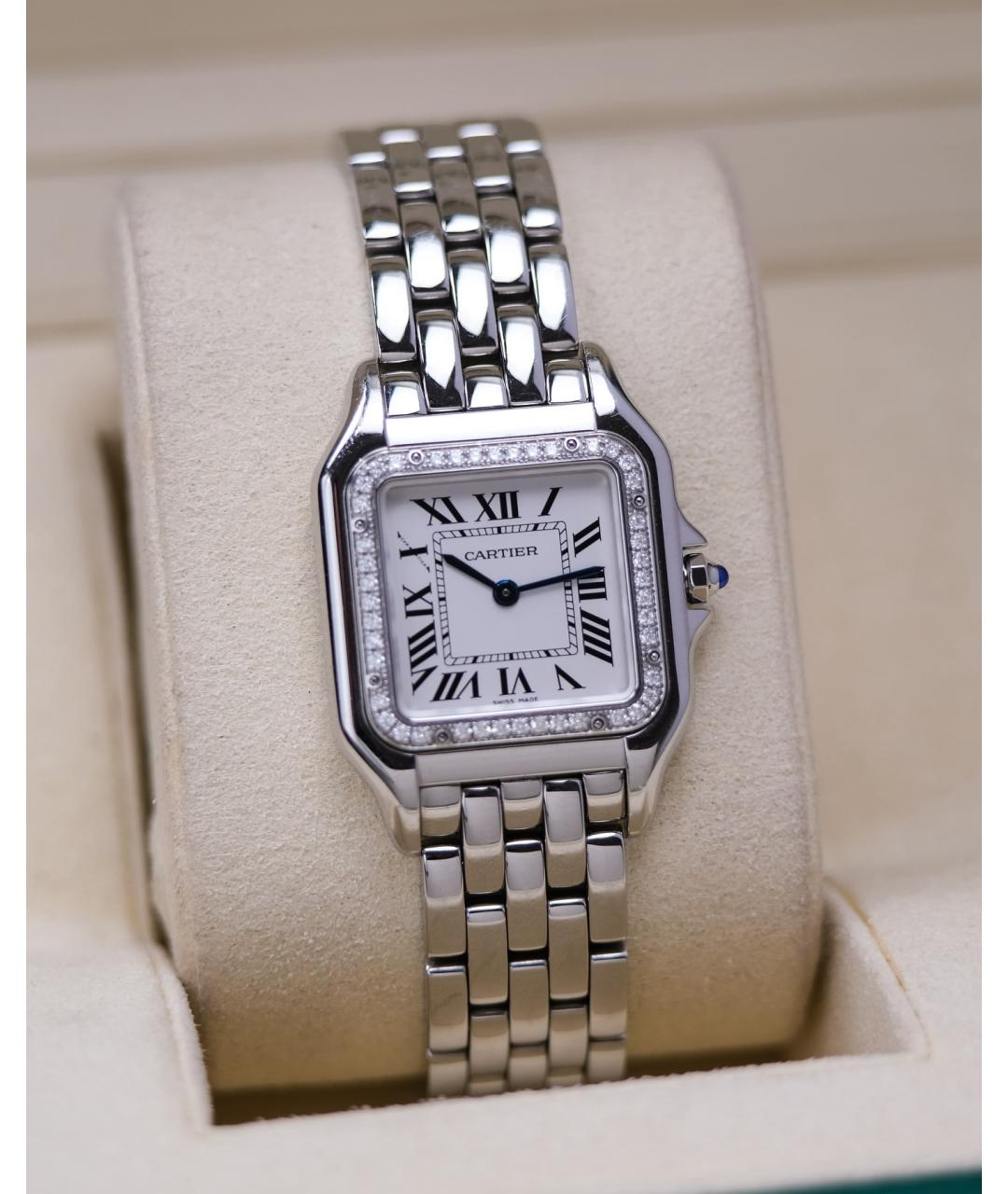 CARTIER Белые часы, фото 4
