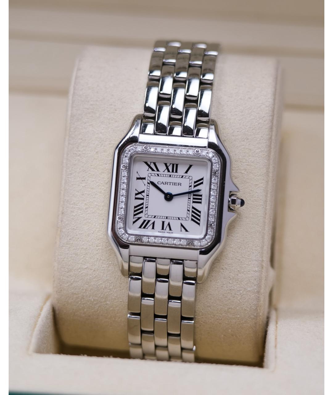 CARTIER Белые часы, фото 3