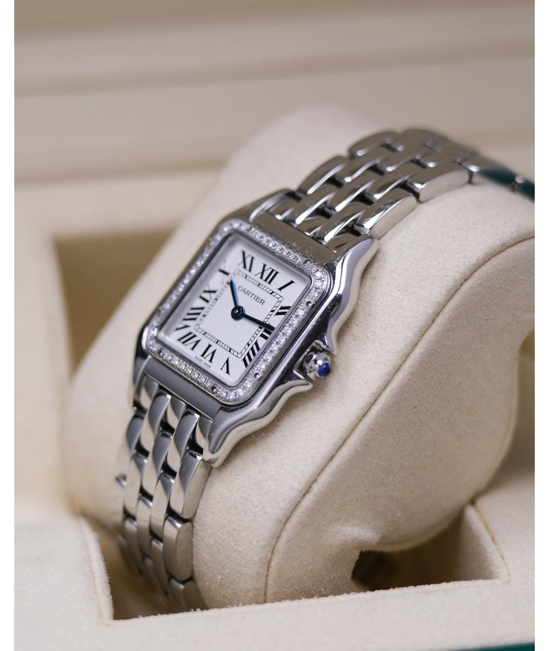 CARTIER Белые часы, фото 6