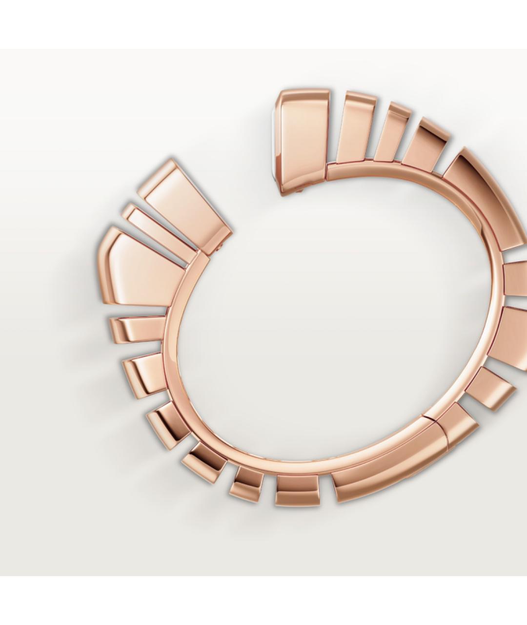 CARTIER Белые часы из розового золота, фото 3