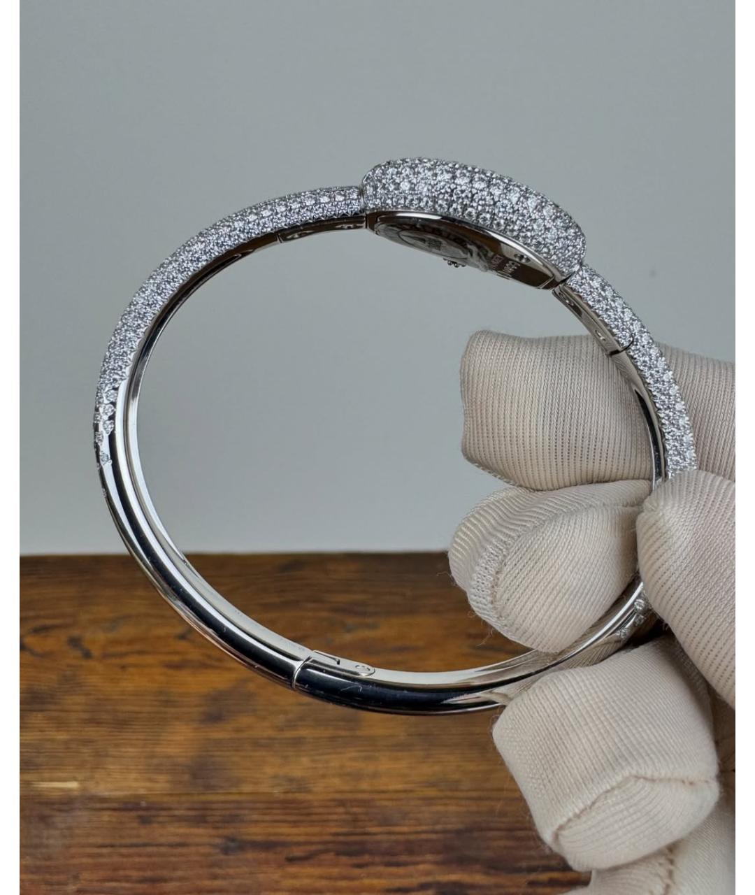 CARTIER Белые часы из белого золота, фото 4