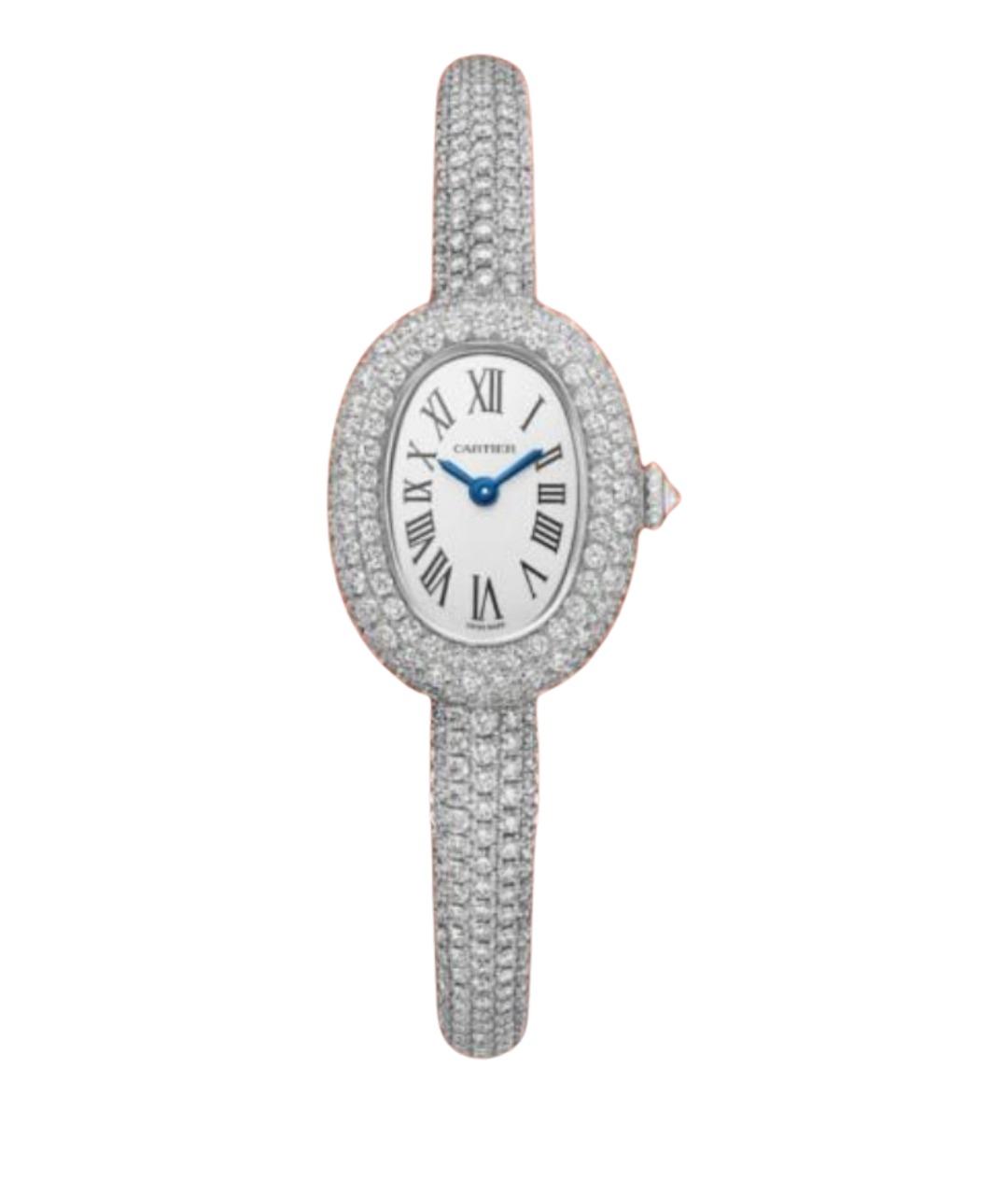 CARTIER Белые часы из белого золота, фото 1