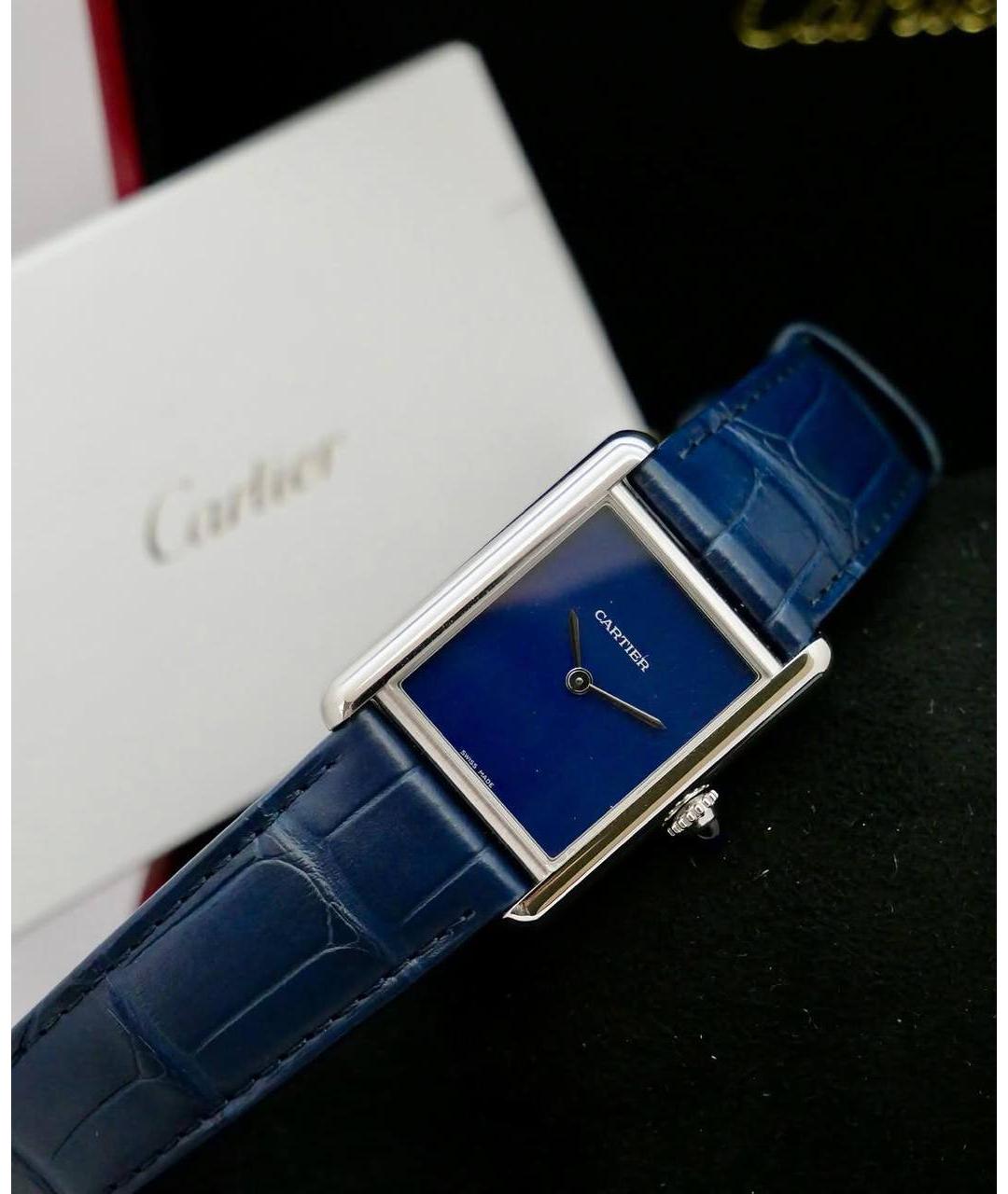 CARTIER Синие часы, фото 3