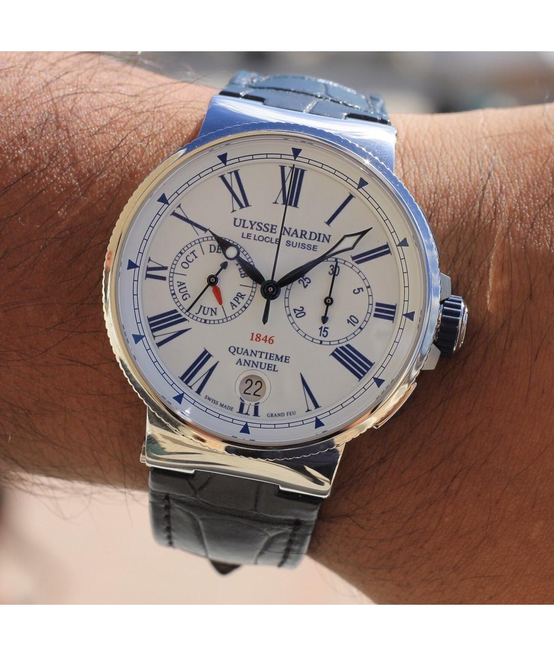 Ulysse Nardin Белые часы, фото 2