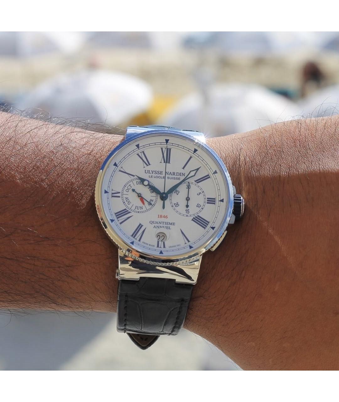 Ulysse Nardin Белые часы, фото 3