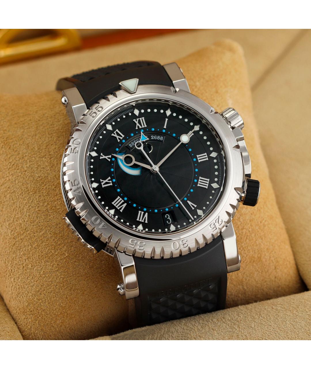 Breguet Черные часы из белого золота, фото 2