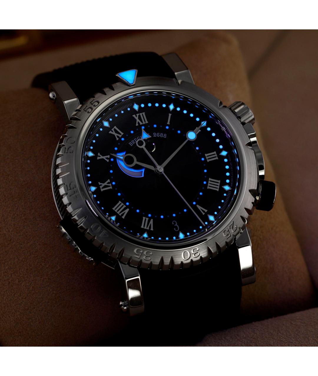 Breguet Черные часы из белого золота, фото 4