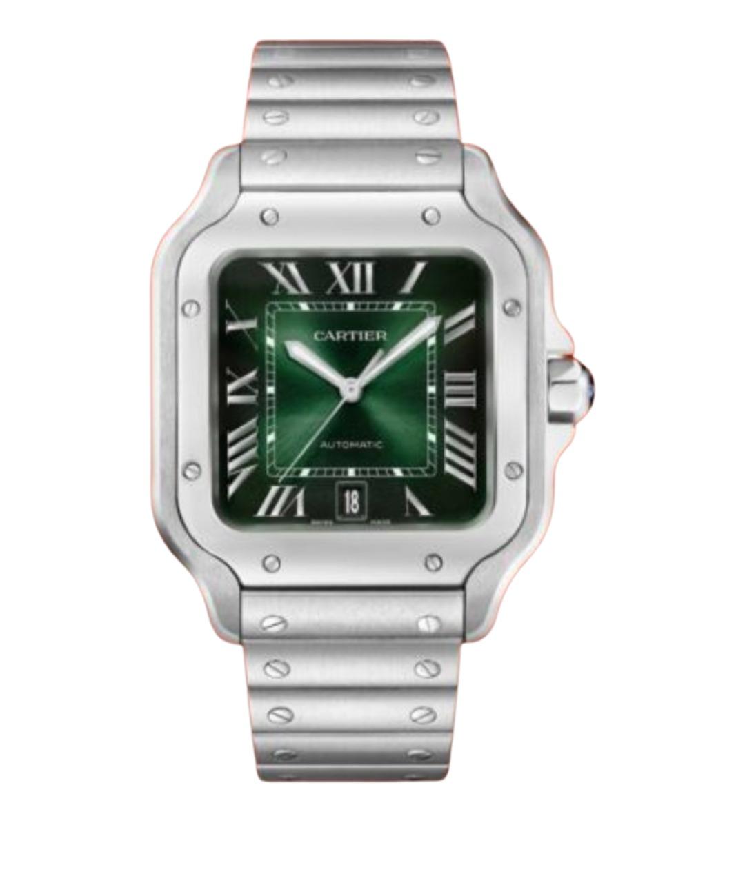 CARTIER Зеленые часы, фото 1
