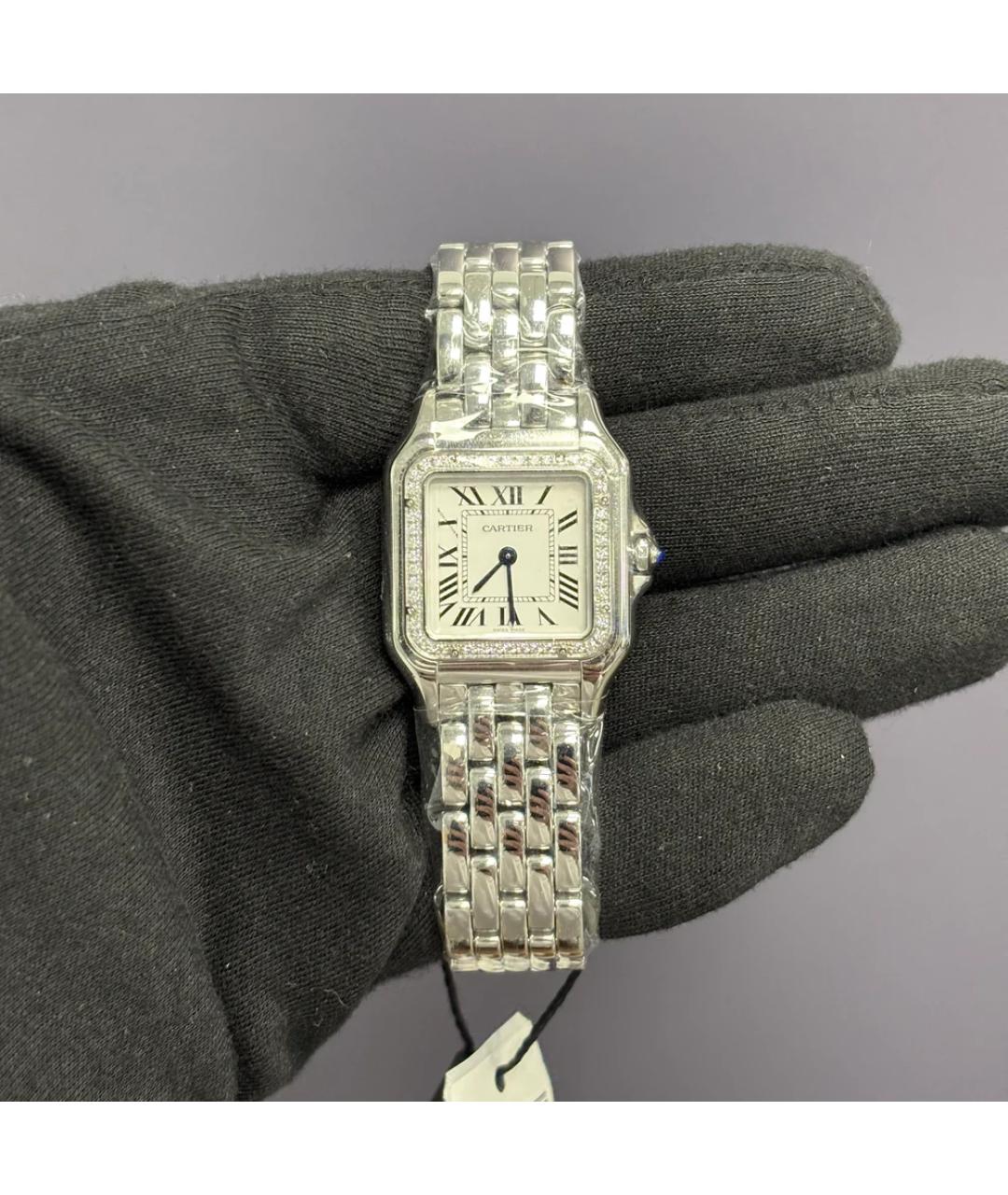 CARTIER Белые часы, фото 3