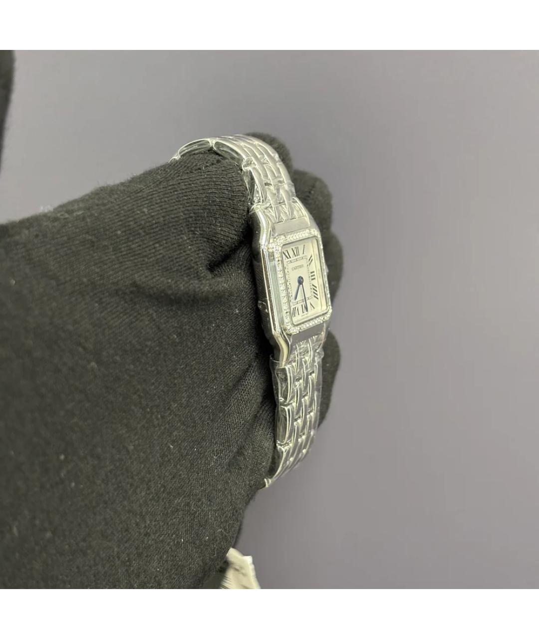 CARTIER Белые часы, фото 4