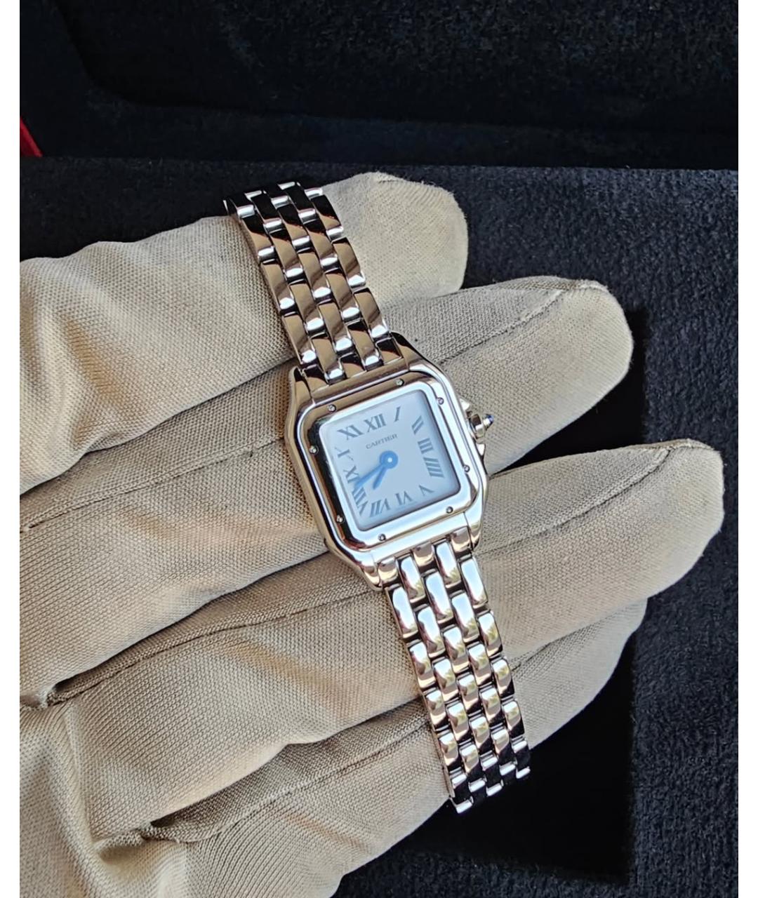 CARTIER Белые часы, фото 3
