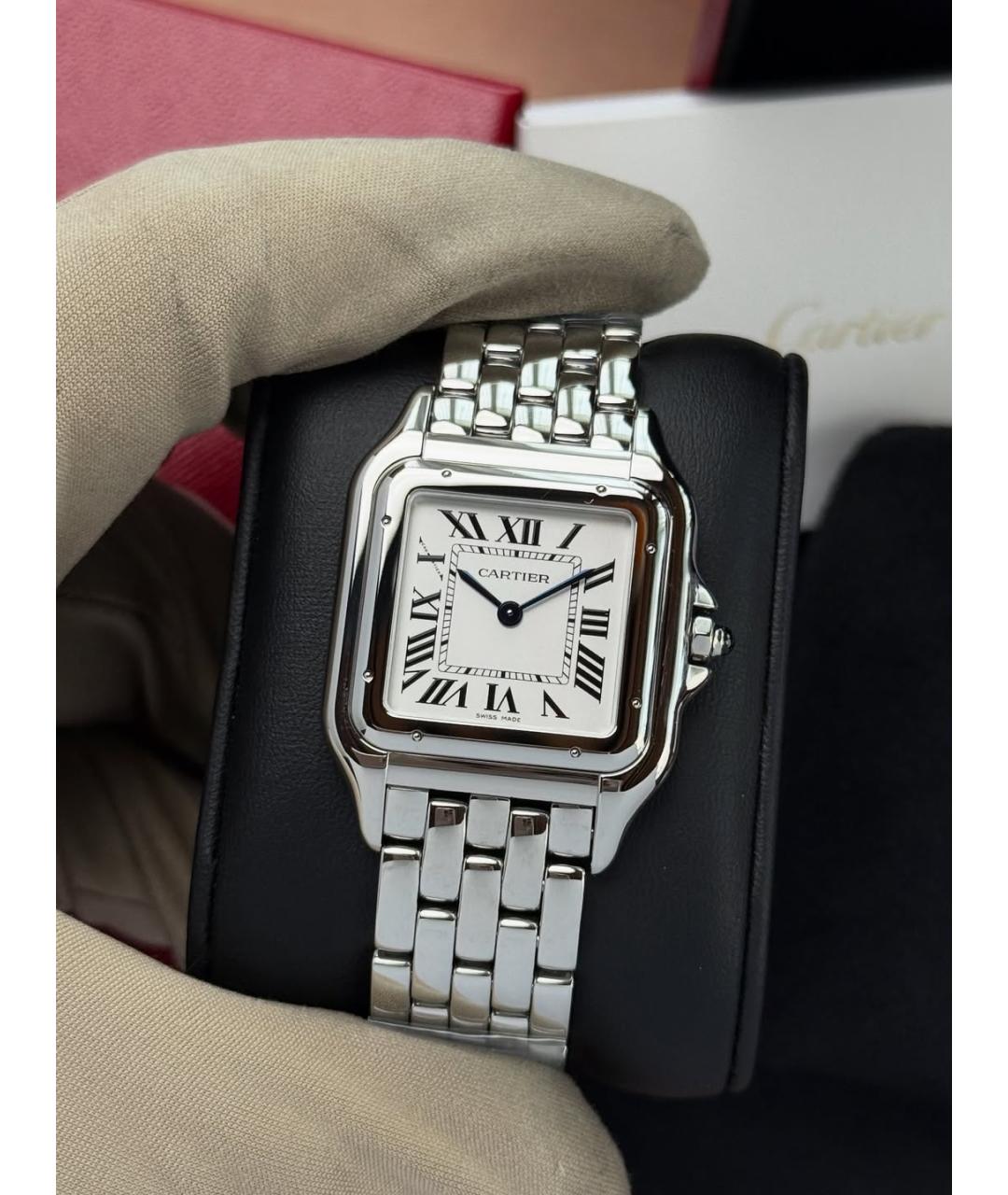 CARTIER Серебряные часы, фото 3