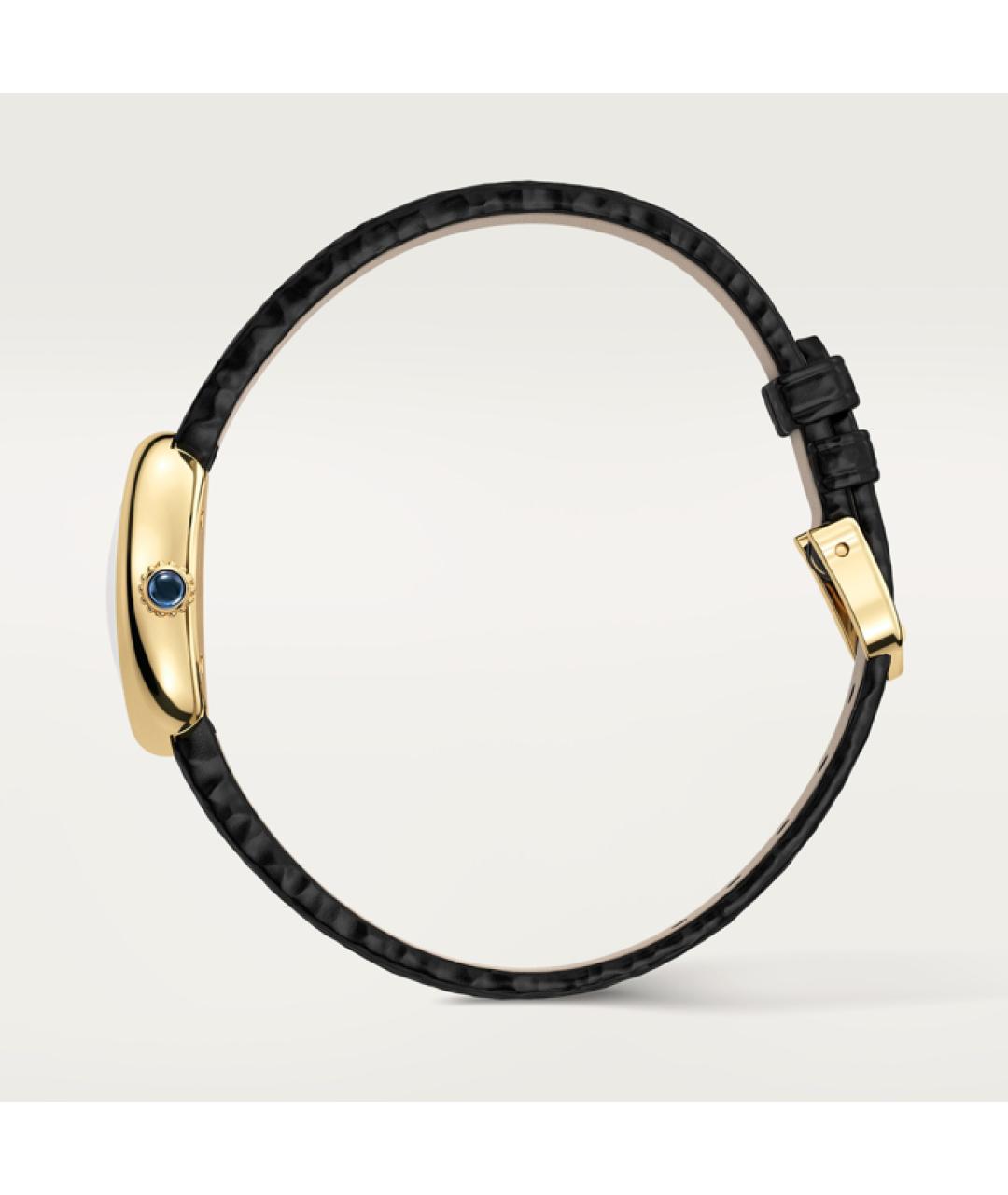 CARTIER Белые часы из желтого золота, фото 4