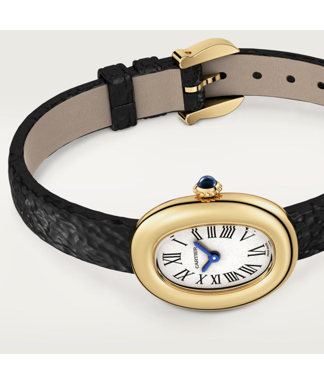 CARTIER Белые часы из желтого золота, фото 6