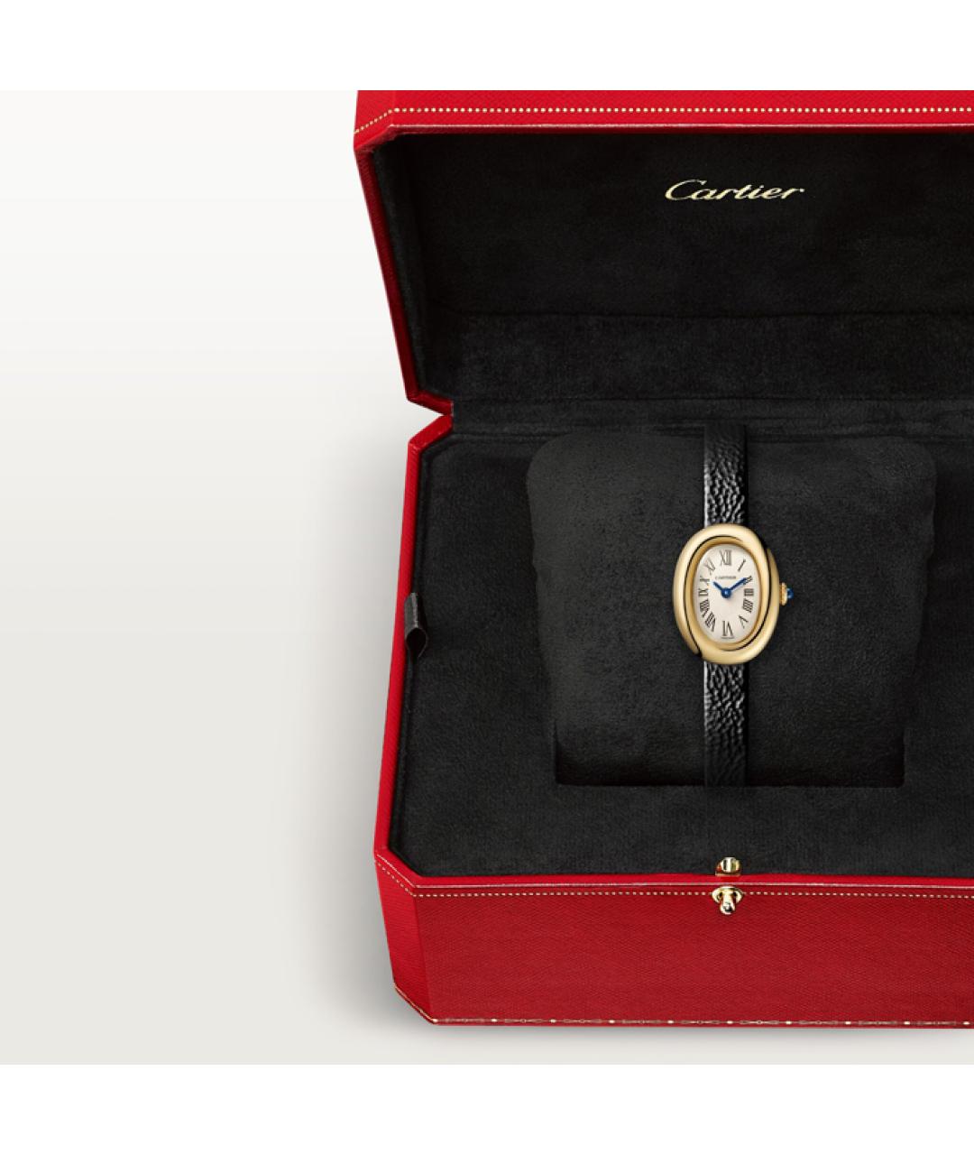 CARTIER Белые часы из желтого золота, фото 8