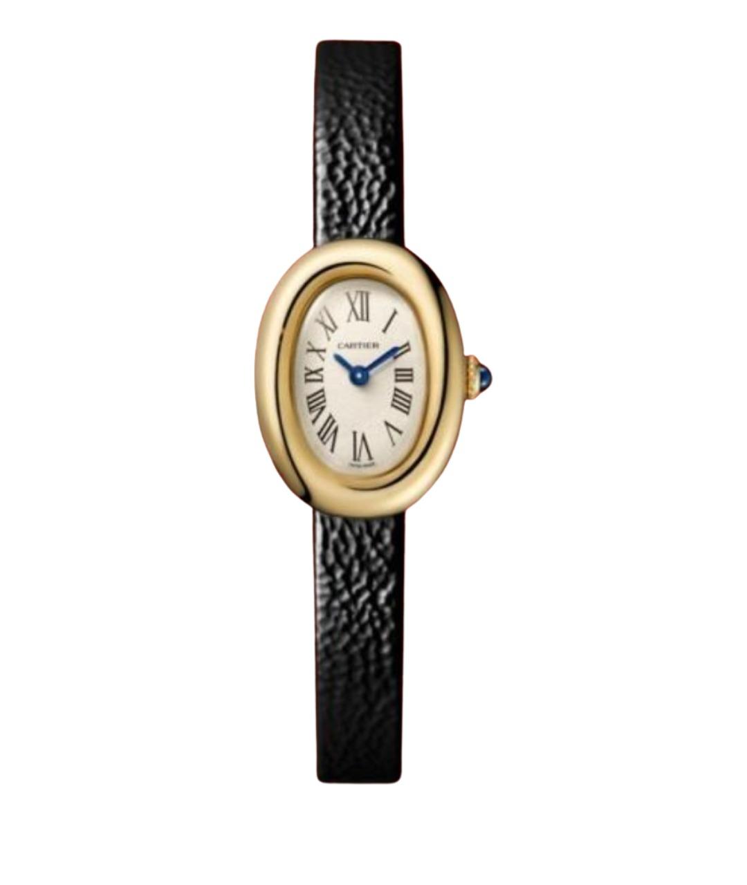 CARTIER Белые часы из желтого золота, фото 1