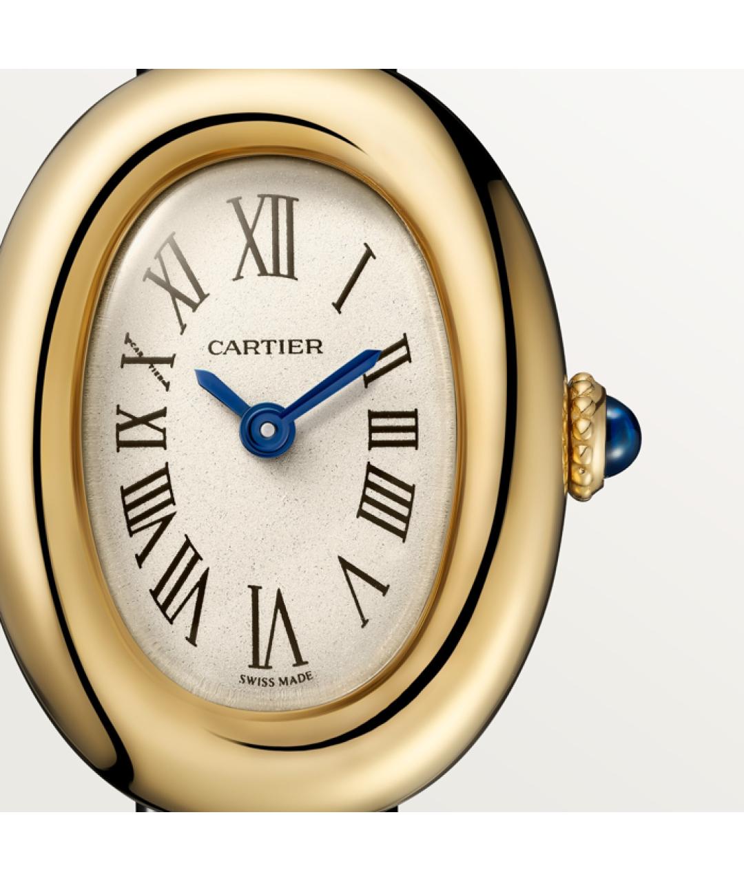 CARTIER Белые часы из желтого золота, фото 7
