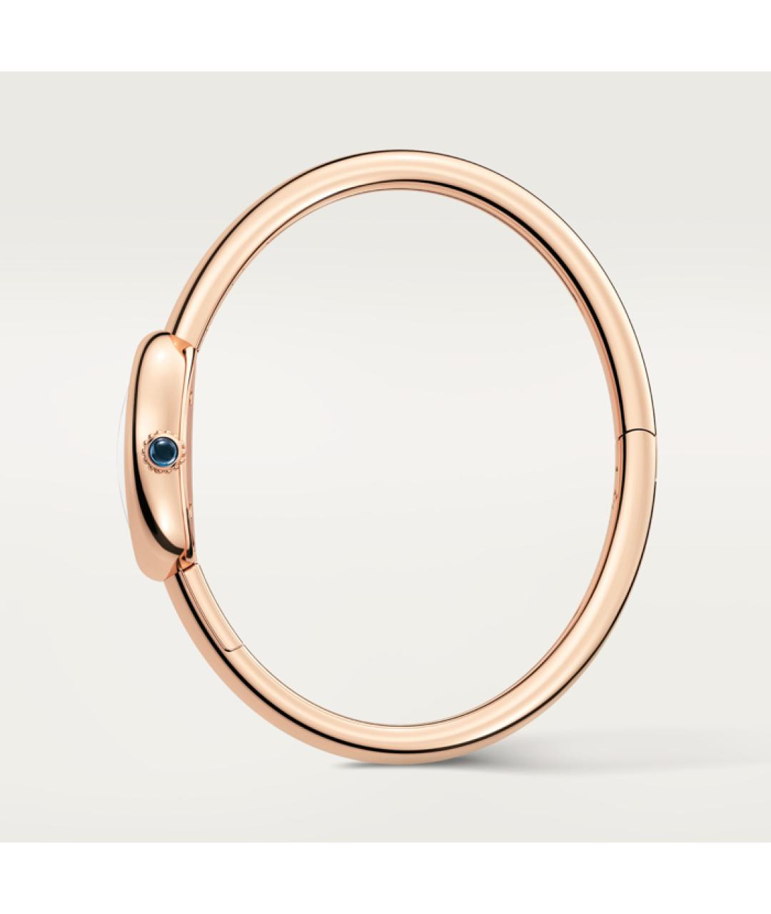 CARTIER Белые часы из розового золота, фото 5