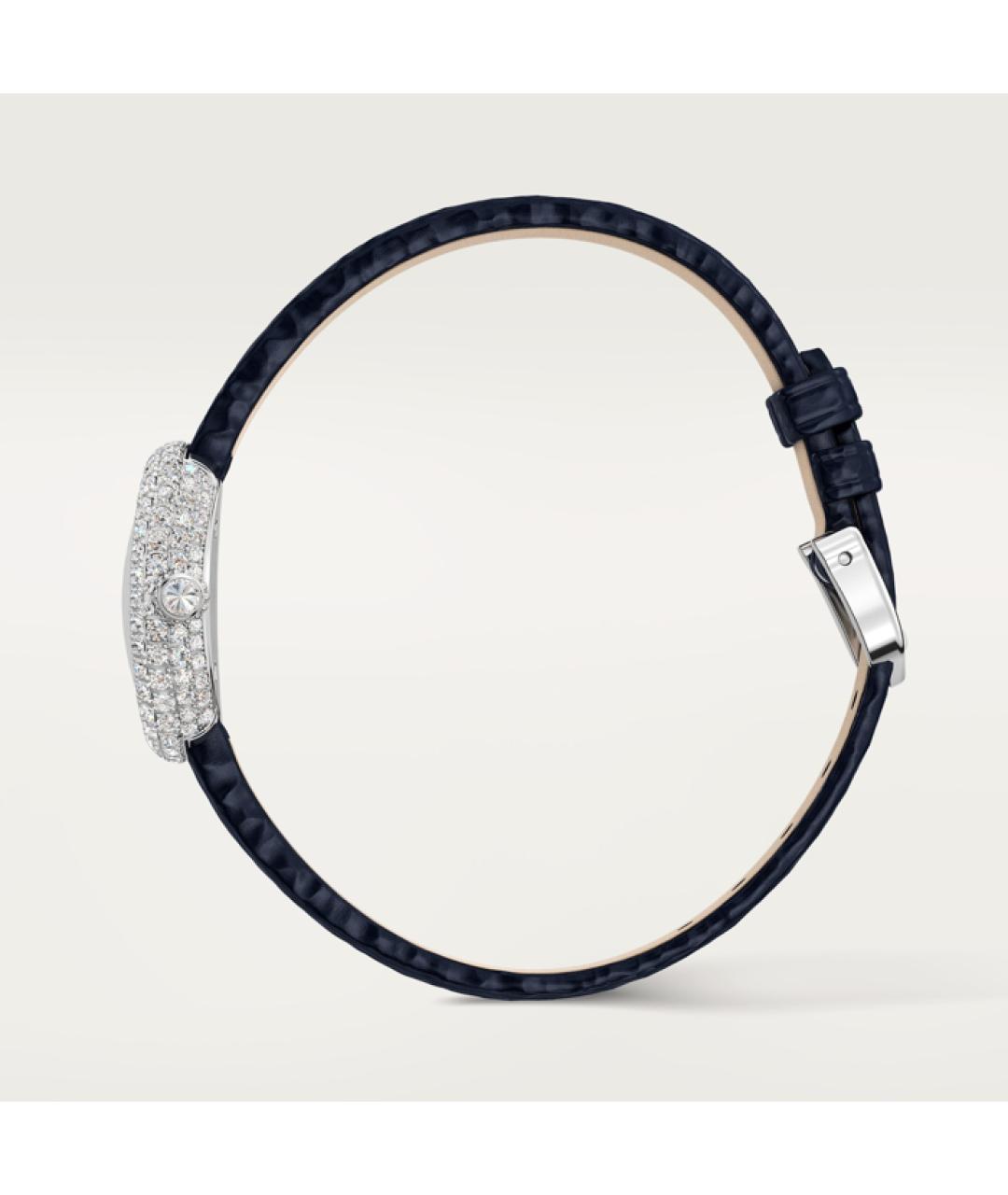 CARTIER Белые часы из белого золота, фото 4