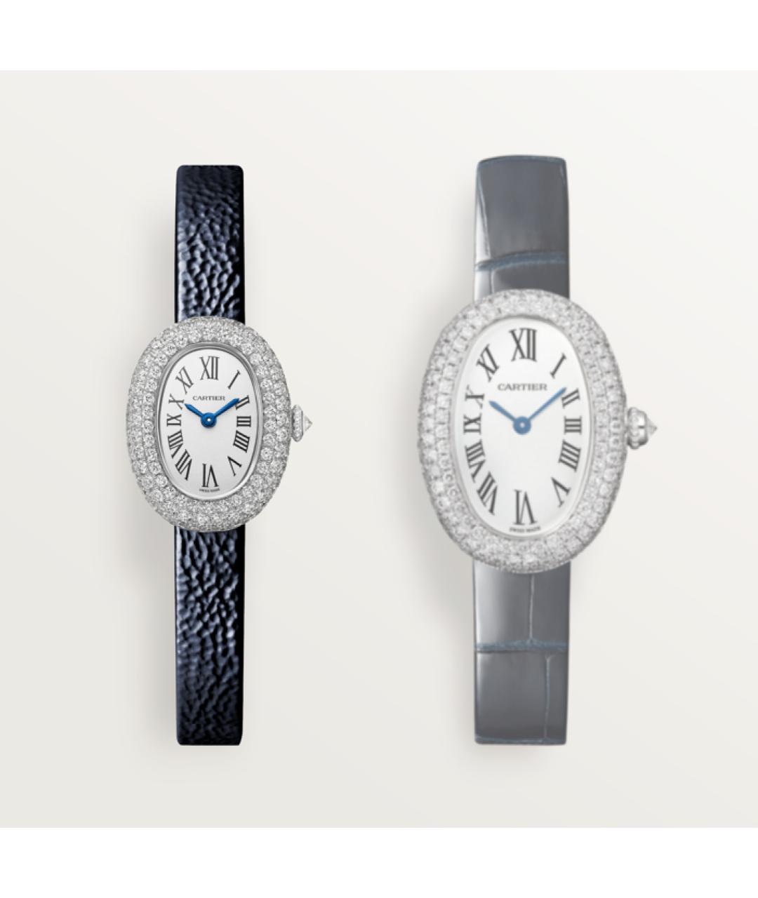 CARTIER Белые часы из белого золота, фото 5