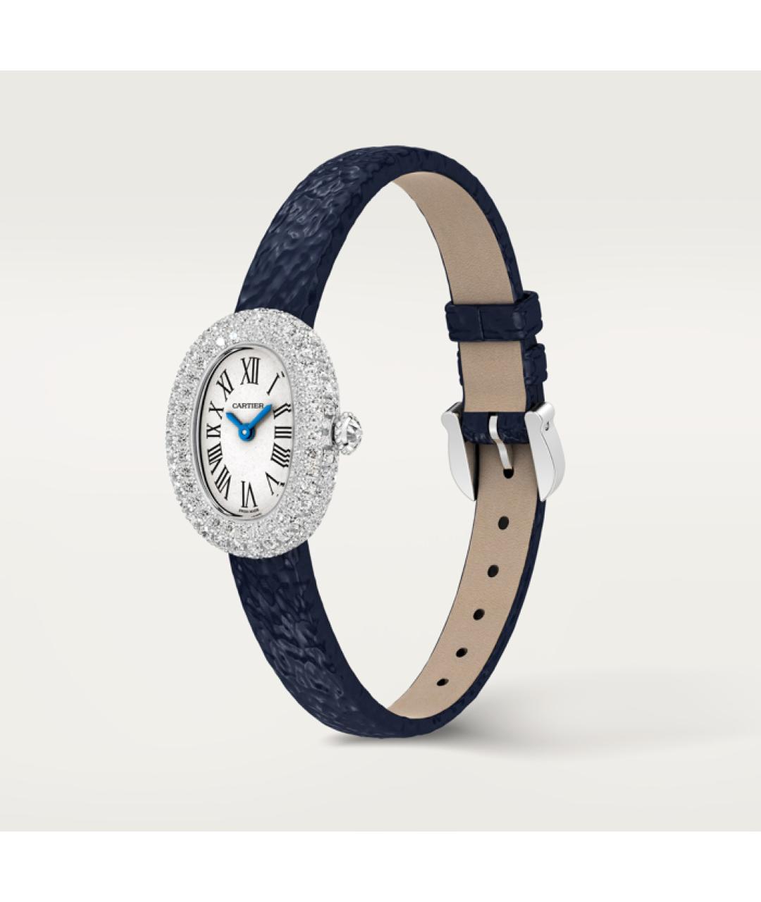 CARTIER Белые часы из белого золота, фото 3
