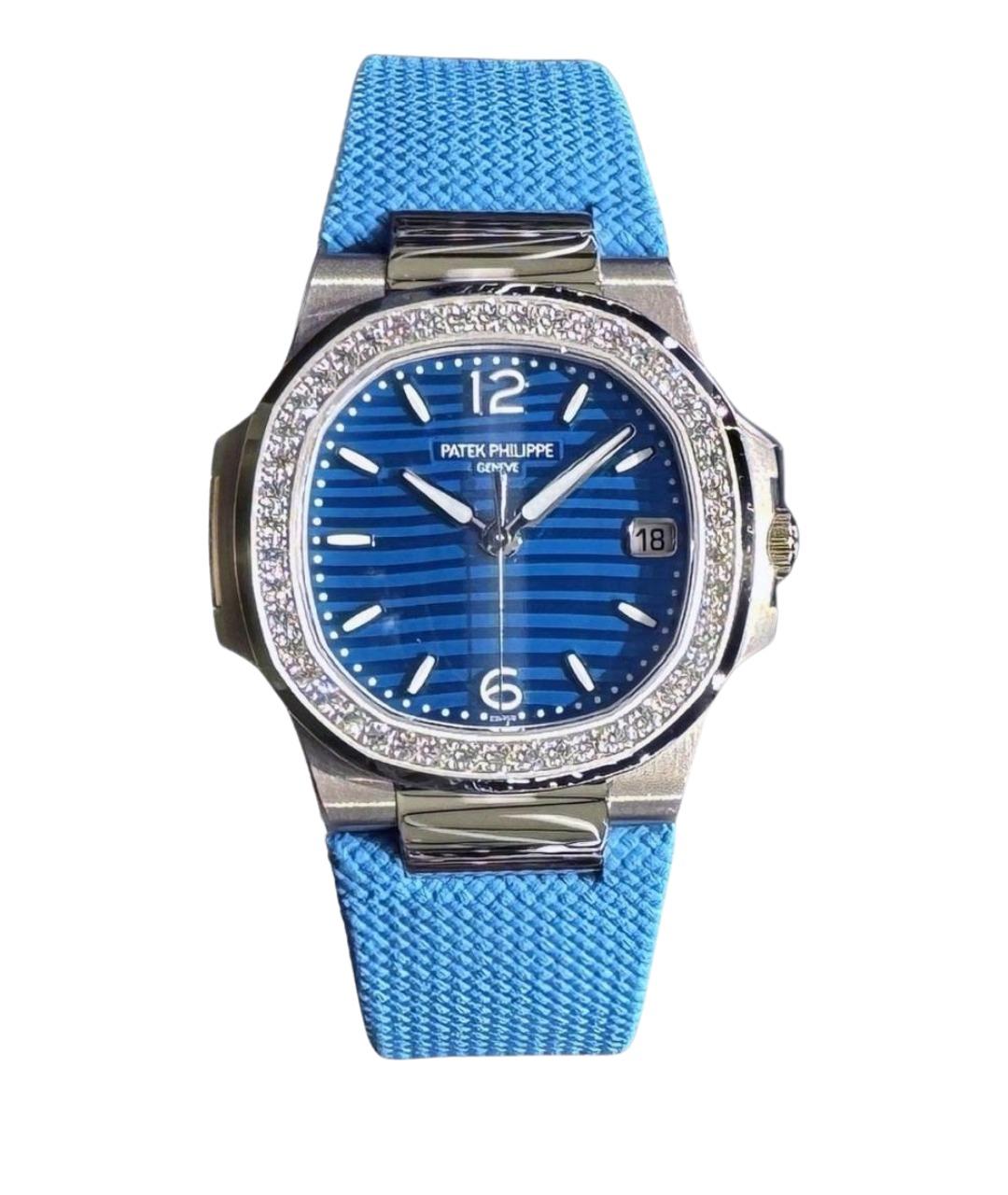 PATEK PHILIPPE Синие часы из белого золота, фото 1