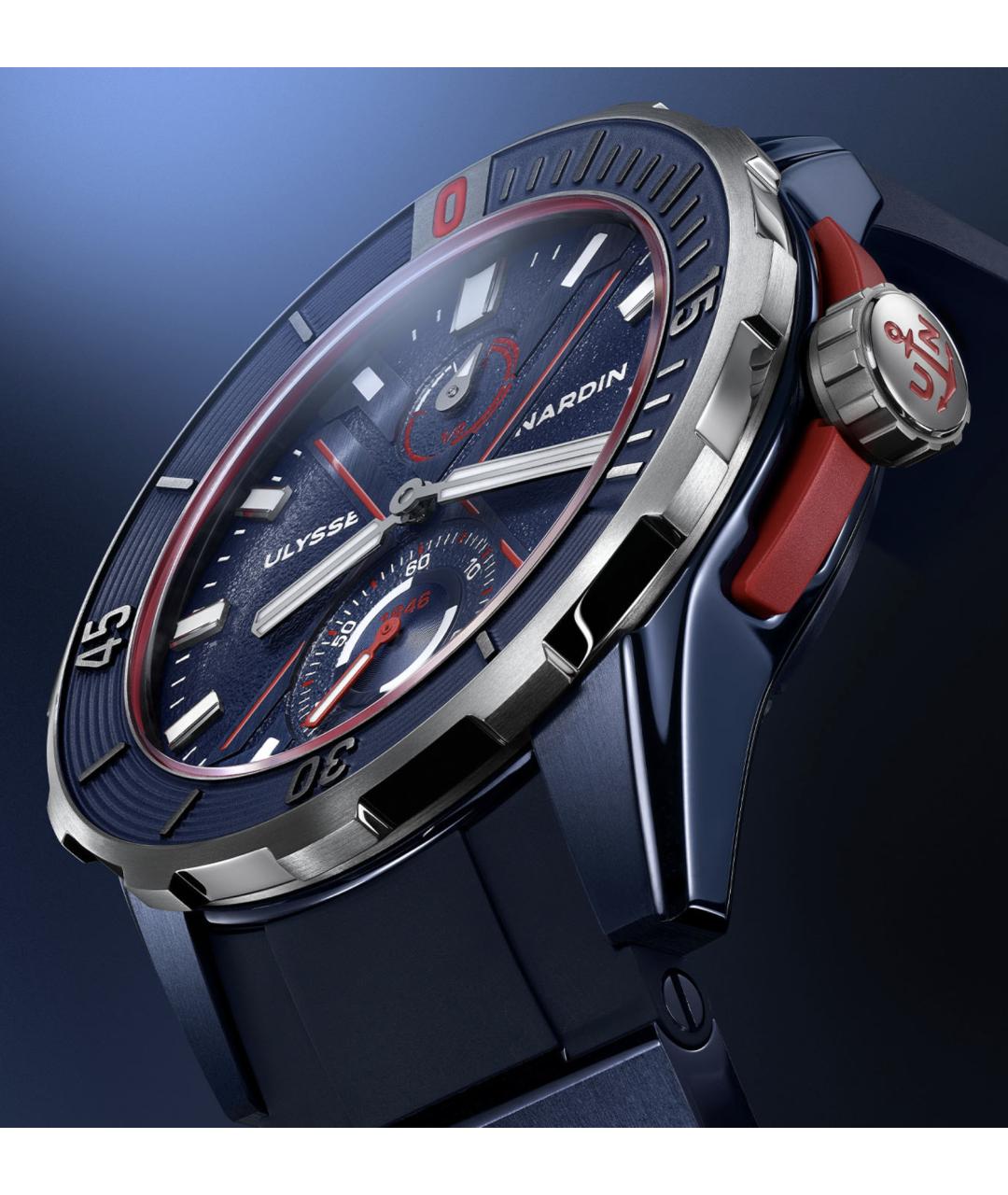 Ulysse Nardin Синие часы, фото 5