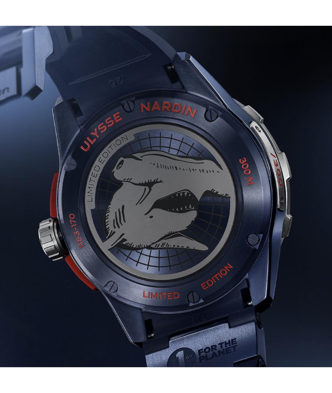 Ulysse Nardin Синие часы, фото 4