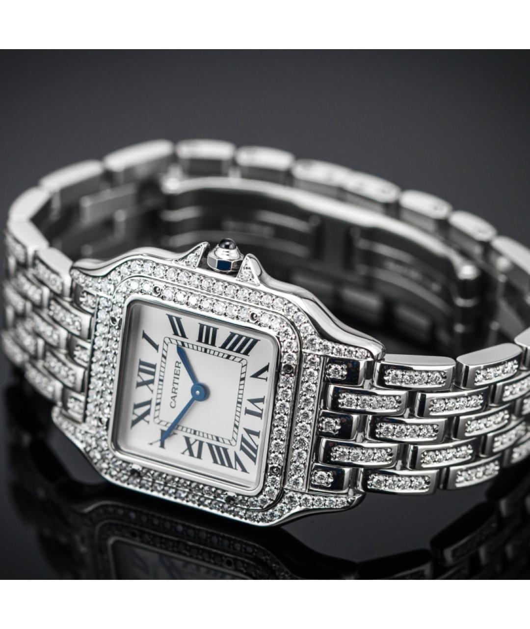 CARTIER Белые часы, фото 3